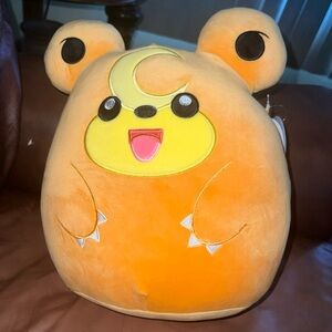 Squishmallow Orange and Yellow Plush Toy